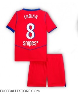 Günstige Paris Saint-Germain Fabian Ruiz #8 3rd trikot Kinder 2025-26 Kurzarm (+ Kurze Hosen)